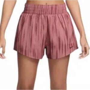 Nike Women's Mauve Tie-Dye Athletic Shorts